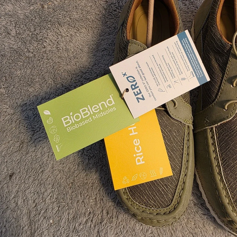 Twisted X Zero-X Aloe Green Casual Moc Toe Shoes Mens 10 NEW‎ MZX0009